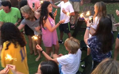 Bus 1 Celebrating July 4th