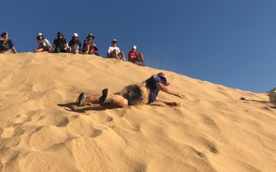 Bus 9 Experiences the Desert as a Family