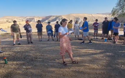 Praying in the Negev